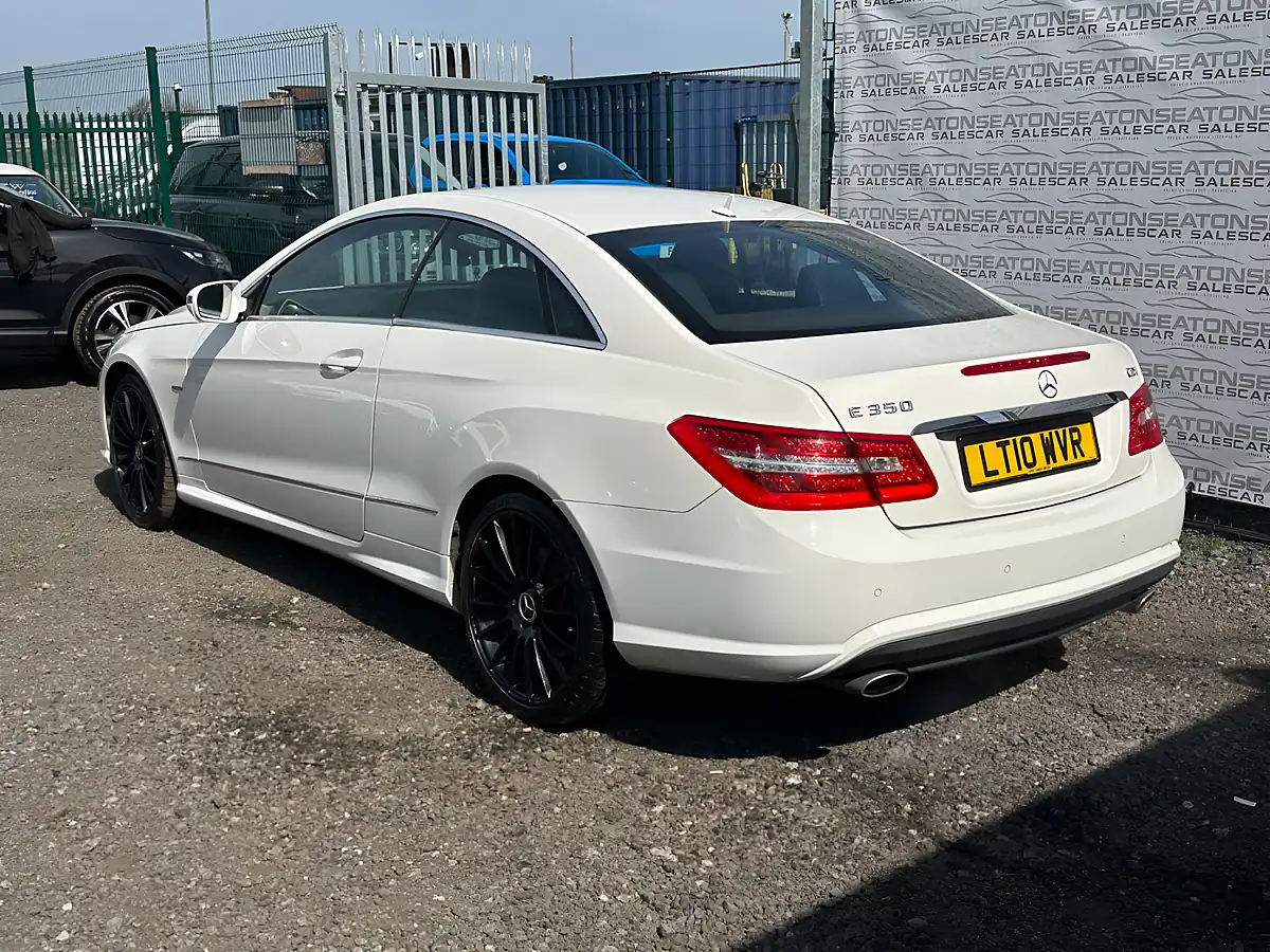 Used 2010 Mercedes-Benz E Class Sport White - Interior and Exterior details 5