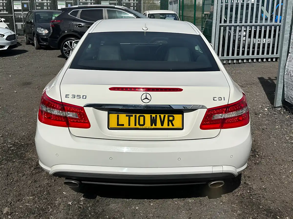 Used 2010 Mercedes-Benz E Class Sport White - Interior and Exterior details 6