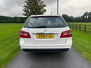 Used 2010 Mercedes-Benz E Class Sport White - Interior and Exterior details 4