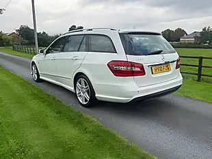 Used 2010 Mercedes-Benz E Class Sport White - Interior and Exterior details 5