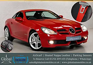 Used 2010 Mercedes-Benz Slk 200 Fire Opal Red - Interior and Exterior details 3