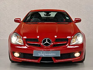 Used 2010 Mercedes-Benz Slk 200 Fire Opal Red - Interior and Exterior details 6