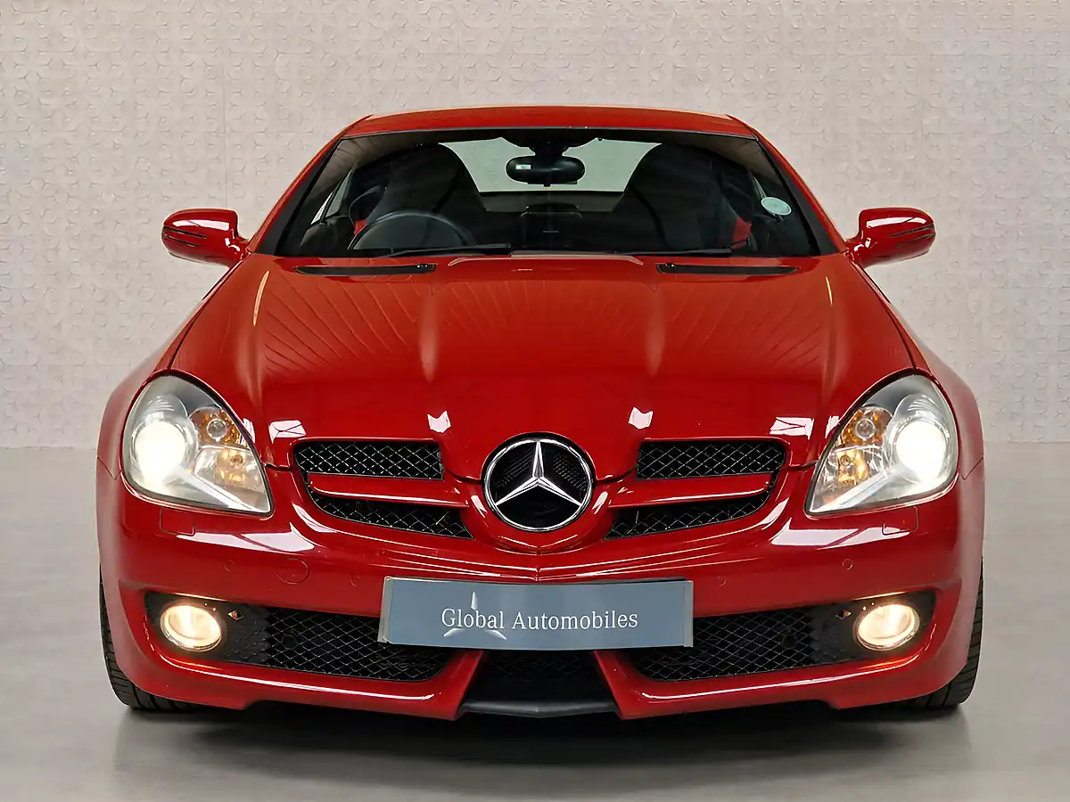 Used 2010 Mercedes-Benz Slk 200 Fire Opal Red - Interior and Exterior details 6