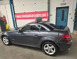Used 2010 Mercedes-Benz Slk Convertible Grey - Interior and Exterior details 2