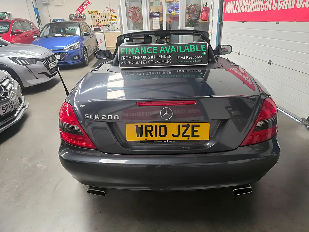 Used 2010 Mercedes-Benz Slk Convertible Grey - Interior and Exterior details 5