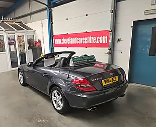 Used 2010 Mercedes-Benz Slk Convertible Grey - Interior and Exterior details 6