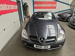 Used 2010 Mercedes-Benz Slk Convertible Grey - Interior and Exterior details 8