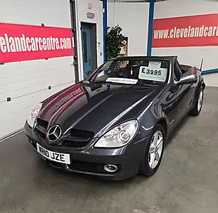 Used 2010 Mercedes-Benz Slk Convertible Grey - Interior and Exterior details 9