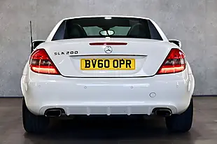 Used 2010 Mercedes-Benz Slk Convertible White - Interior and Exterior details 16