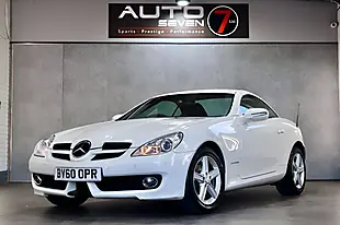 Used 2010 Mercedes-Benz Slk Convertible White - Interior and Exterior details 17