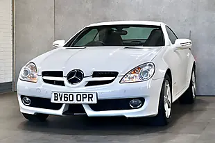 Used 2010 Mercedes-Benz Slk Convertible White - Interior and Exterior details 19