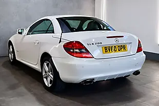 Used 2010 Mercedes-Benz Slk Convertible White - Interior and Exterior details 2