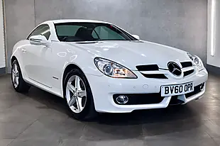 Used 2010 Mercedes-Benz Slk Convertible White - Interior and Exterior details 5