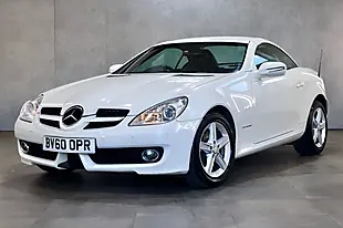 Used 2010 Mercedes-Benz Slk Convertible White - Interior and Exterior details 7