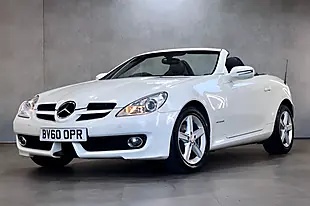 Used 2010 Mercedes-Benz Slk Convertible White - Interior and Exterior details 9