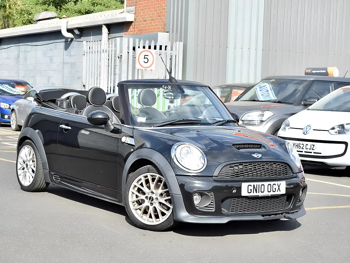 Used 2010 MINI Convertible Cooper S Black - Front View