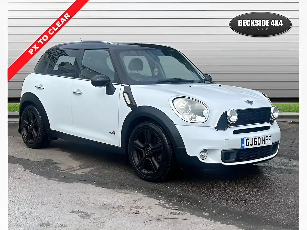 Used 2010 MINI Countryman Cooper S ALL4 Light White - Front View