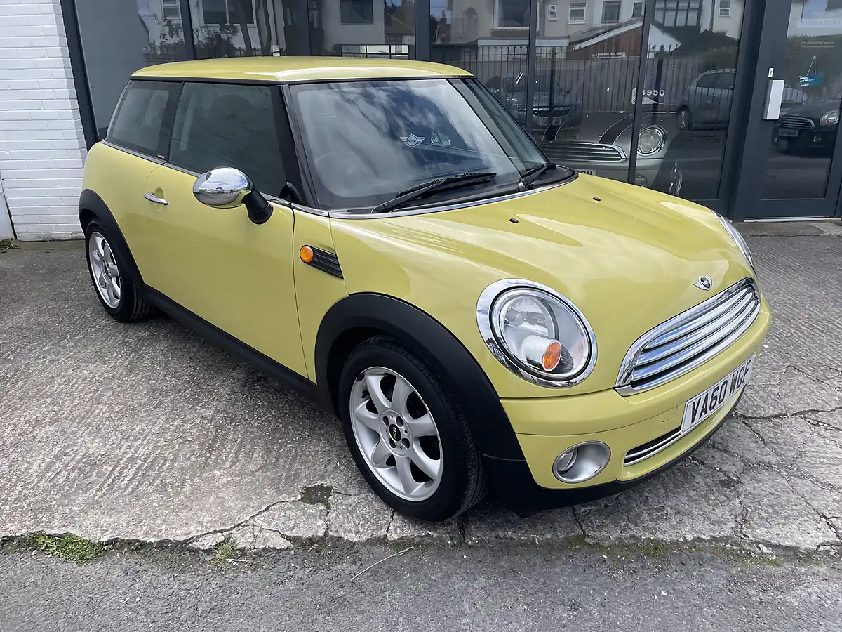 Used 2010 MINI Hatch One (pepper Pack) Interchange Yellow - Front View