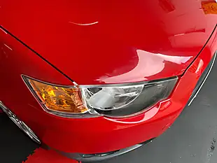 Used 2010 Mitsubishi Colt CZ2 Red - Interior and Exterior details 7