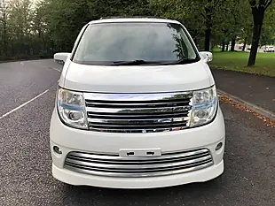 Used 2010 Nissan Elgrand Rider Autech White - Interior and Exterior details 3