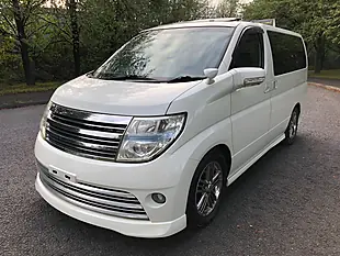 Used 2010 Nissan Elgrand Rider Autech White - Interior and Exterior details 4