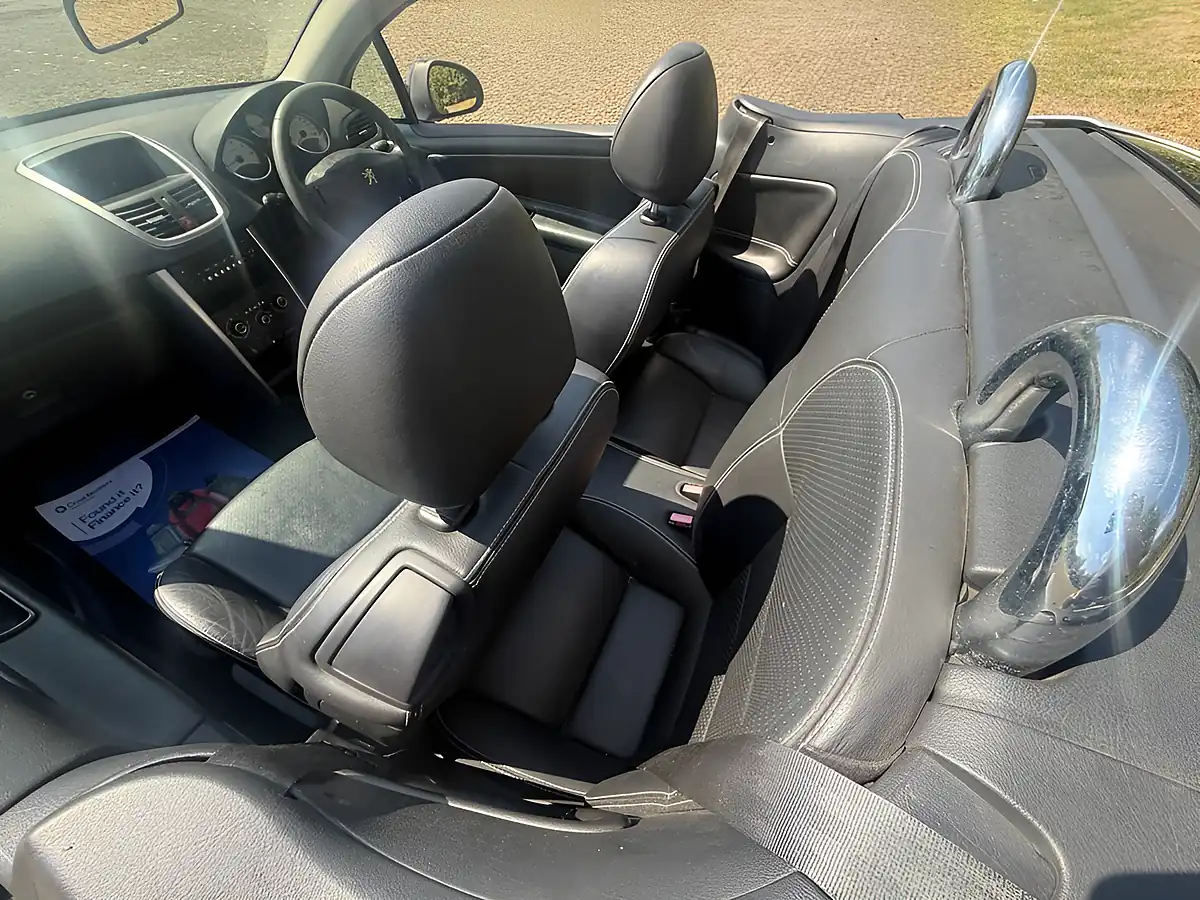 Used 2010 Peugeot 207 Cc Allure Black - Interior and Exterior details 10
