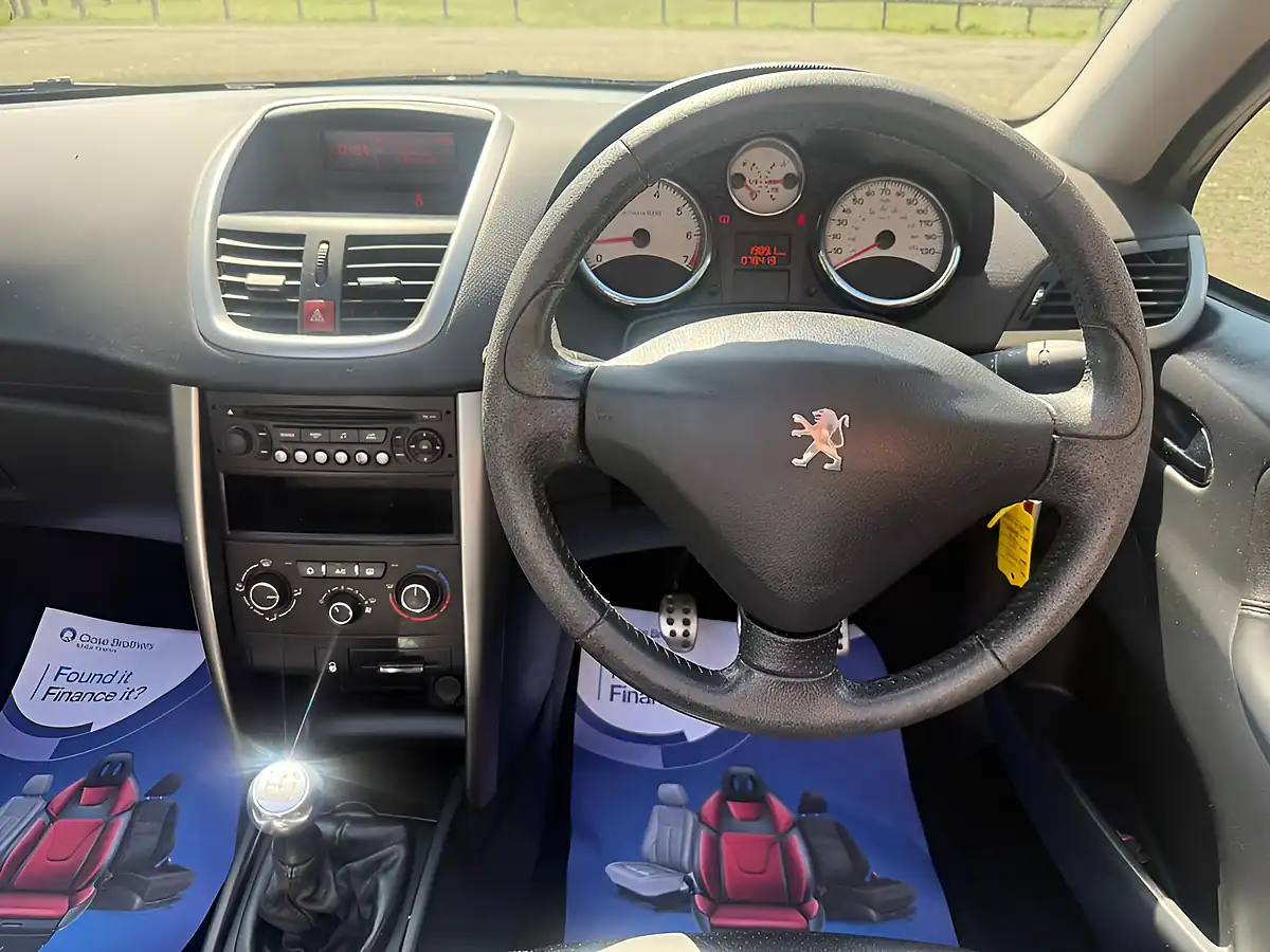 Used 2010 Peugeot 207 Cc Allure Black - Interior and Exterior details 11