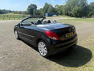 Used 2010 Peugeot 207 Cc Allure Black - Interior and Exterior details 4