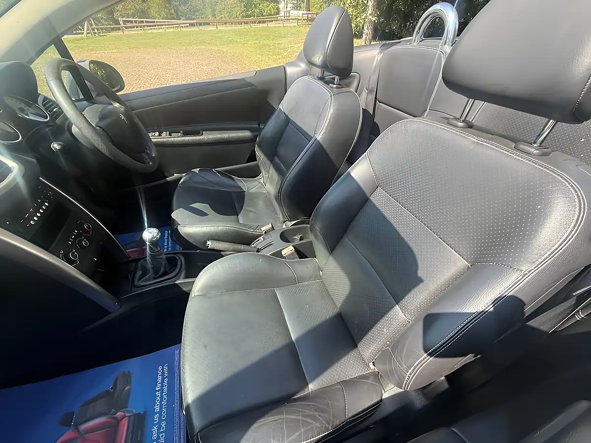 Used 2010 Peugeot 207 Cc Allure Black - Interior and Exterior details 9