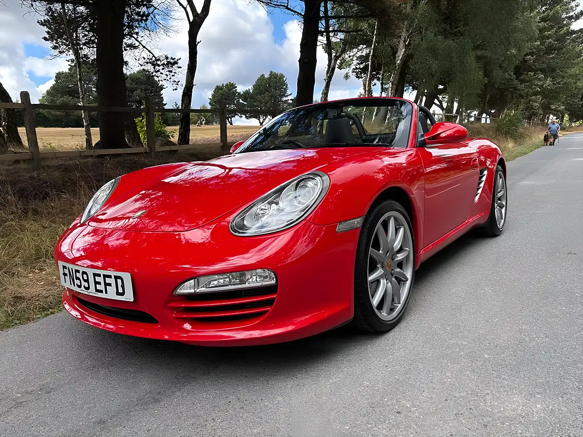 Used 2010 Porsche Boxster 987 Red - Front View