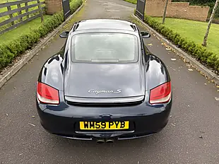 Used 2010 Porsche Cayman S Dark Night Blue - Interior and Exterior details 12