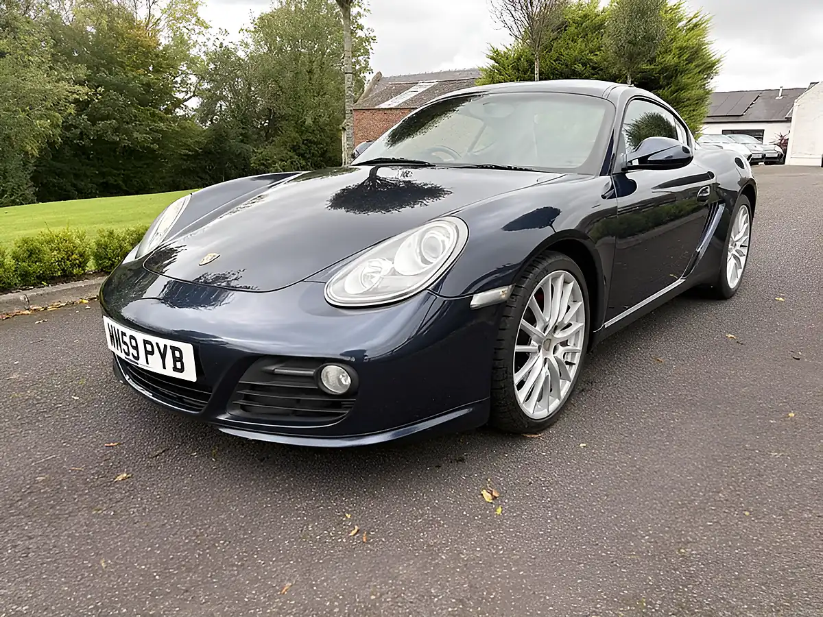 Used 2010 Porsche Cayman S Dark Night Blue - Interior and Exterior details 7