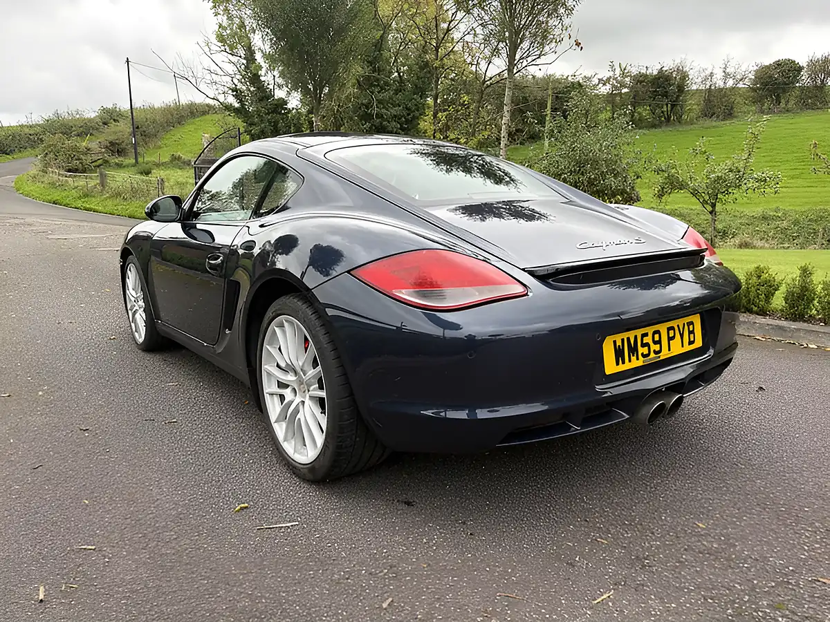 Used 2010 Porsche Cayman S Dark Night Blue - Interior and Exterior details 9