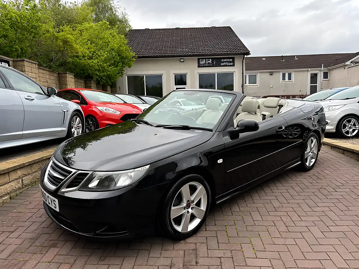 Used 2010 Saab 9-3 Linear Se Black - Interior and Exterior details 2