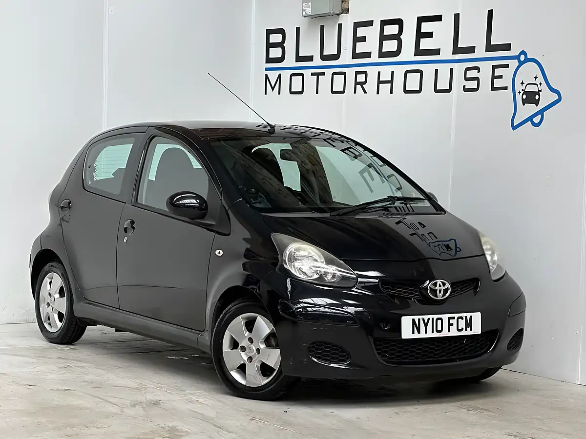 Used 2010 Toyota Aygo Black Euro 4 5dr (ac) Black - Front View