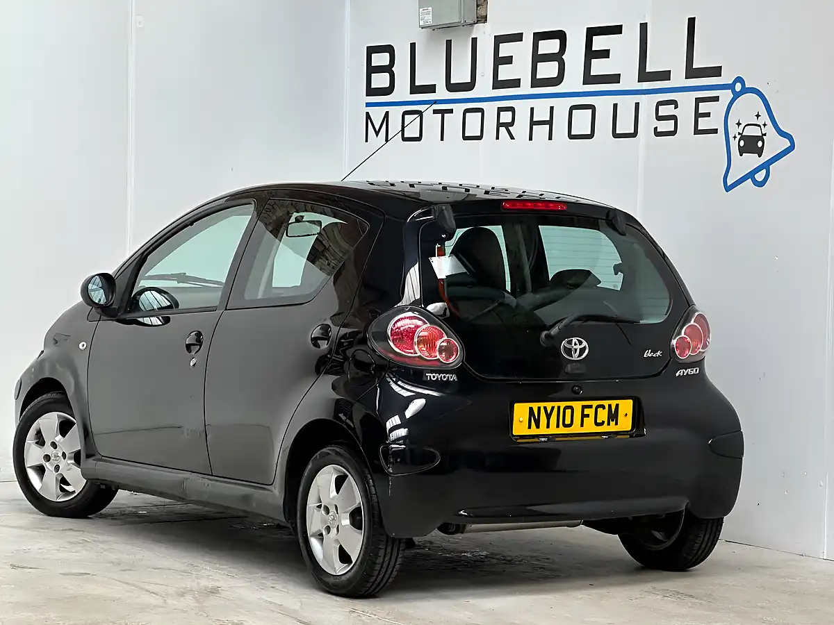 Used 2010 Toyota Aygo Black Euro 4 5dr (ac) Black - Interior and Exterior details 4