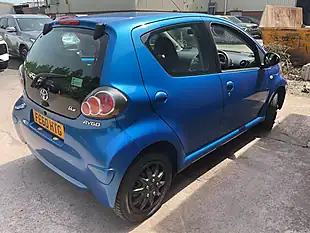 Used 2010 Toyota Aygo Blue Blue - Interior and Exterior details 2
