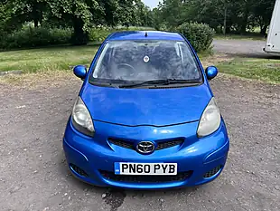 Used 2010 Toyota Aygo Blue Blue - Interior and Exterior details 8