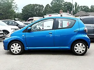 Used 2010 Toyota Aygo Blue Blue - Interior and Exterior details 8