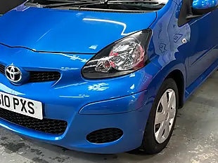 Used 2010 Toyota Aygo Blue Blue - Interior and Exterior details 14
