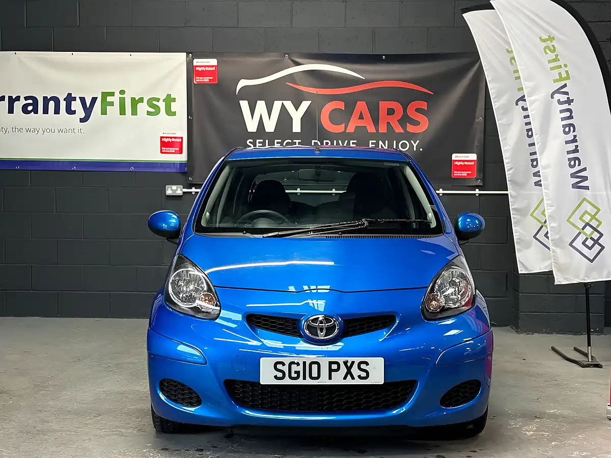 Used 2010 Toyota Aygo Blue Blue - Interior and Exterior details 2