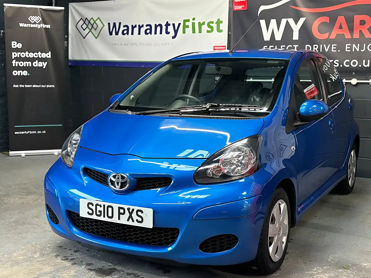 Used 2010 Toyota Aygo Blue Blue - Interior and Exterior details 3