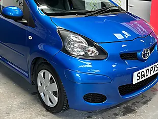 Used 2010 Toyota Aygo Blue Blue - Interior and Exterior details 5
