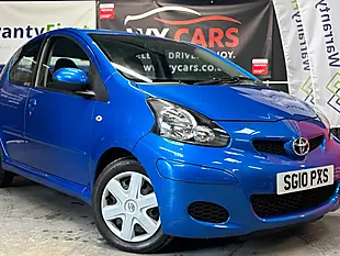 Used 2010 Toyota Aygo Blue Blue - Interior and Exterior details 6