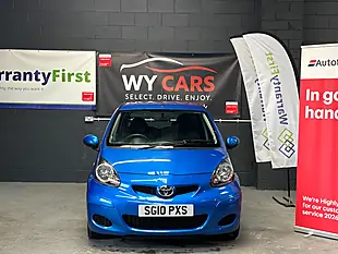 Used 2010 Toyota Aygo Blue Blue - Interior and Exterior details 8