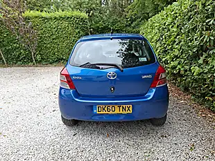 Used 2010 Toyota Yaris Hatchback Blue - Interior and Exterior details 8