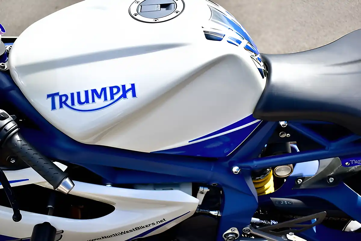 Used 2010 Triumph Daytona 675 Super Sports White - Interior and Exterior details 18