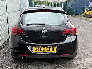 Used 2010 Vauxhall Astra Elite Black - Interior and Exterior details 5