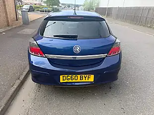 Used 2010 Vauxhall Astra Sri Blue - Interior and Exterior details 5