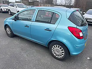 Used 2010 Vauxhall Corsa S Blue - Interior and Exterior details 4